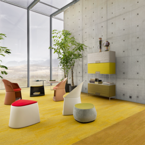 Marvel Tarkett jaune moquette sols textiles