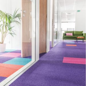 Bolero Balsan violet moquette sols textiles