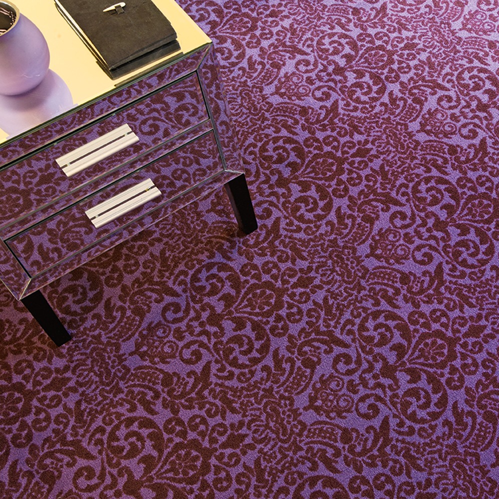 Duo Balsan violet moquette sols textiles