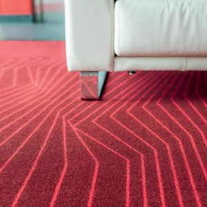 Ilda French Couture Balsan rouge moquette sols textiles