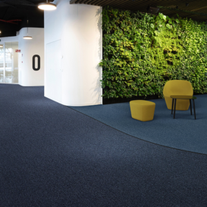 E-major Belysse Bleu Moquette SolsTextiles