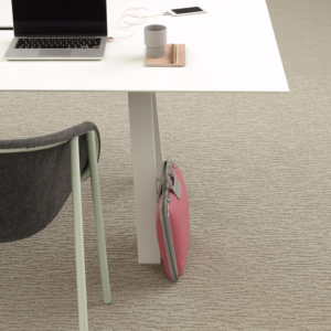 Carved Tarkett beige moquette sols textiles