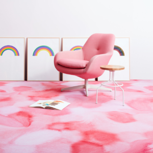 Flotex Forbo rose pâle moquette sols textiles