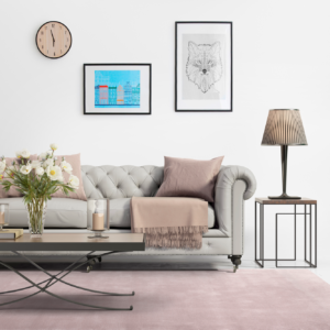 Lior Lano Rose pale Moquette SolsTextiles