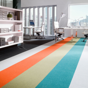Tessera Forbo turquoise moquette sols textiles