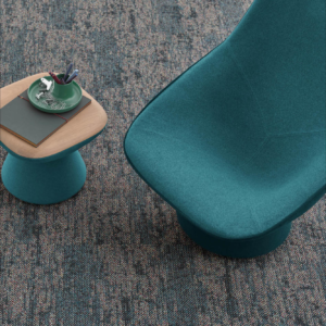 Flores Tarkett turquoise moquette sols textiles
