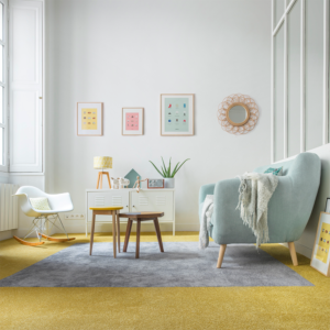 ultrasoft dalle balsan jaune moquette sols textiles