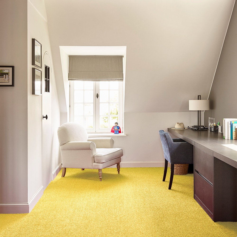 Smartstrand Lounge Lano jaune moquette sols textiles