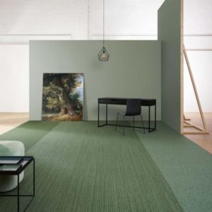 BLOQ Rhythm moquette végétale verte sols textiles uftm