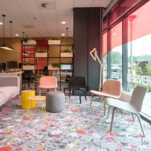 Flotex Vision Floral Design Forbo Moquette SolsTextiles