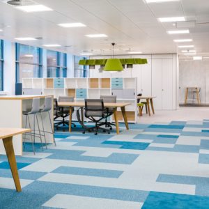 Forbo Tessera moquette turquoise bleue sols textiles UFTM