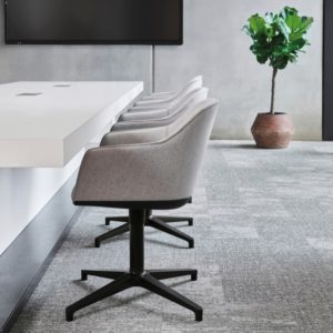 IVC Commercial Imperfection Grit Bruut moquette grise structurée sols textiles UFTM