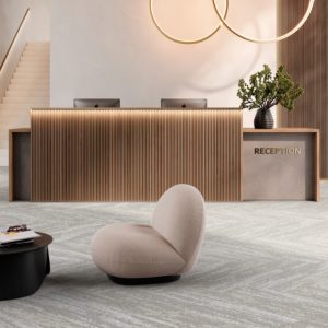 IVC Commercial Metallic Clay moquette géométrique sols textiles uftm