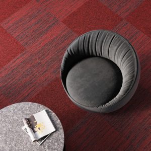 Modulyss First Decode First Forward moquette rouge sols textiles UFTM